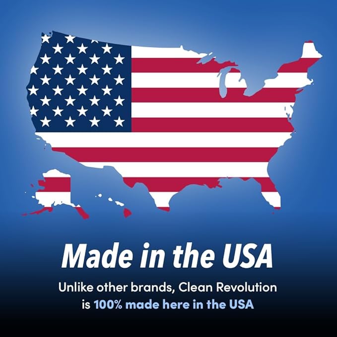 Clean Revolution Foaming Hand Soap Refill Supply Container, Ready to Use Formula, Gluten Free, Unscented and Fragrance Free, 128 Fl. Oz, 4 Pack