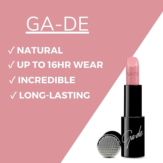 GA-DE Selfie Full Color Lipstick, 851 - Long Lasting High Pigment Lipstick with Argan Oil - Creamy Radiant Shine and Hydrating Benefits - 0.14 oz
