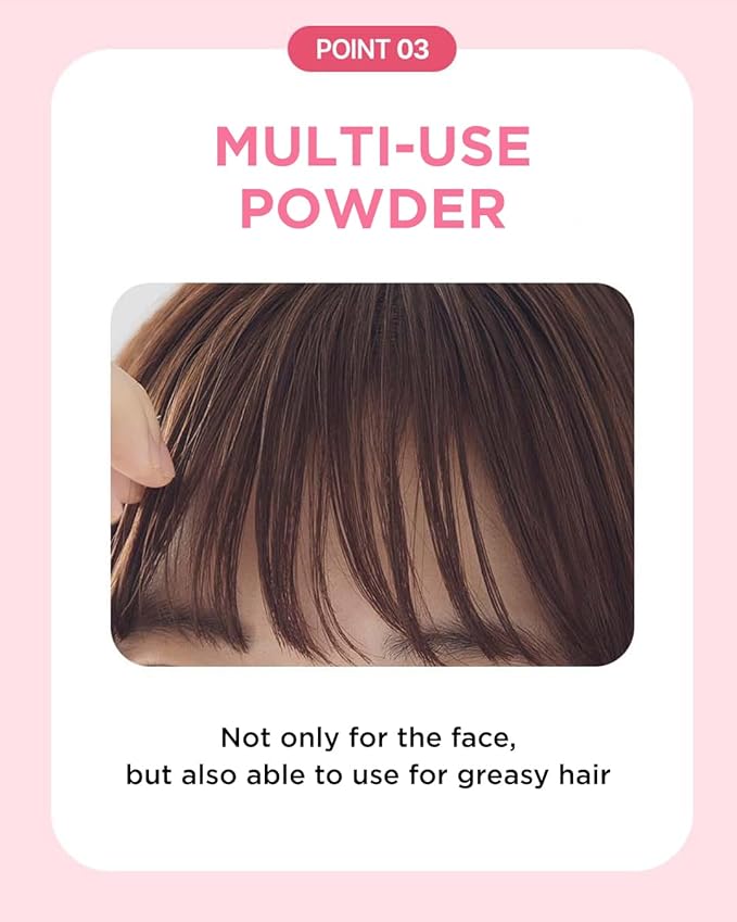 TOUCH IN SOL No Poreblem Mineral Powder – No Sebum Setting Powder for Oily Skin, Oil Control & Blurring Finishing Face Powder for a Matte Finish, Korean Makeup (0.17 oz)