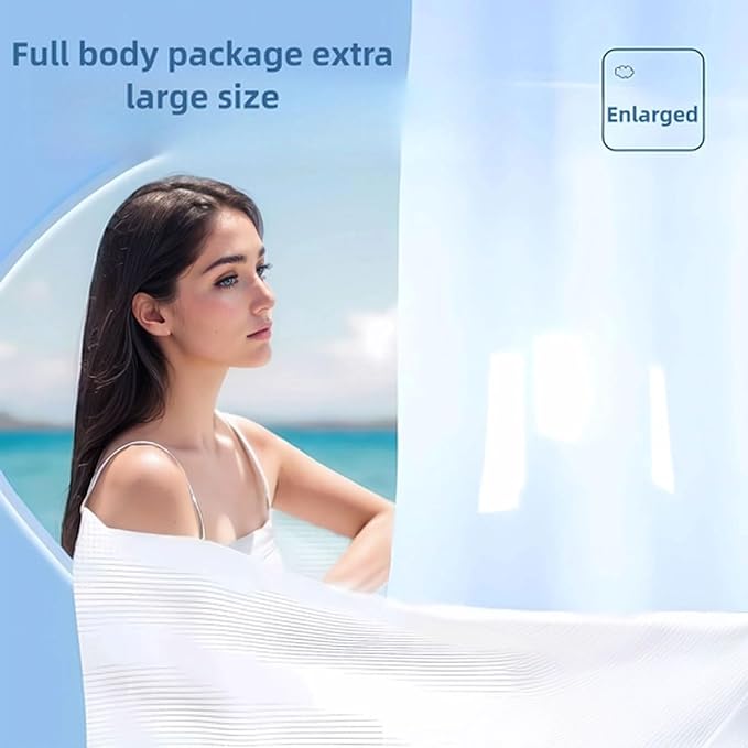 14 Sets Premium Disposable Bath Towel Set with 4 Bath Towels, 10 Towels, Thickened Portable Travel Set, 27*55 inches, Absorbent Soft Towels, Suitable for Camping, Beach Swimming, Traveling