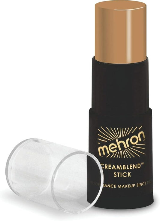 Mehron Makeup CreamBlend Stick (0.75 Ounce) (MEDIUM DARK OLIVE)