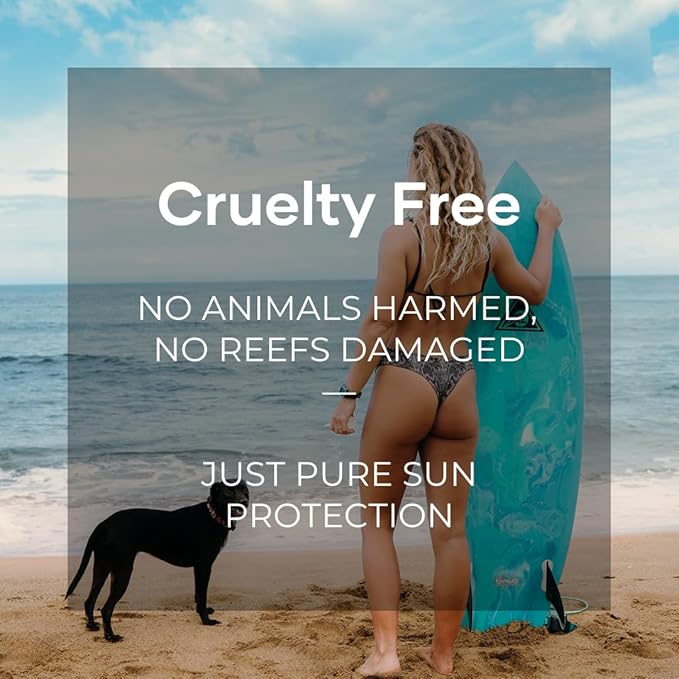 Reef Safe Sunscreen SPF 50 Facestick - Biodegradable, Hawaii & Mexico Approve, Zinc, Vitamin E, Oxybenzone & Octinoxate Free, Water Resistant, Natural Ingredients, Made in USA by Coral Safe