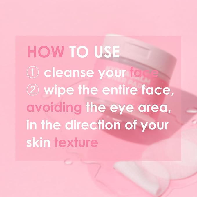 MEDB Hydracalm Toner Pads | BHA & PHA | Daily Toner Pad | Improving Elasticity, Korean Skin Care, Hydrating, for Troubled Skin & Breakouts | 60 Pads