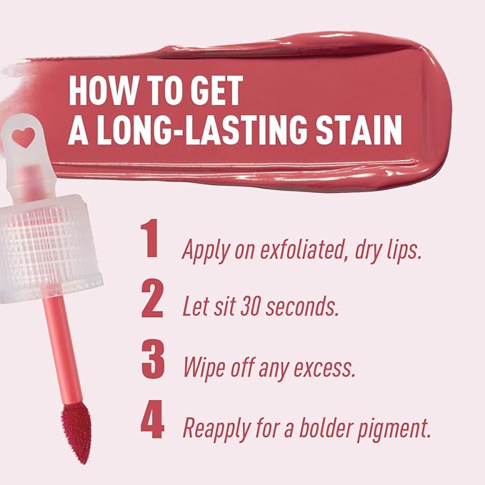 Peripera Ink The Velvet Lip Tint - High Pigment Color, Longwear, Weightless, Not Animal Tested, Gluten-Free, Paraben-Free (047 Sunny Coral)