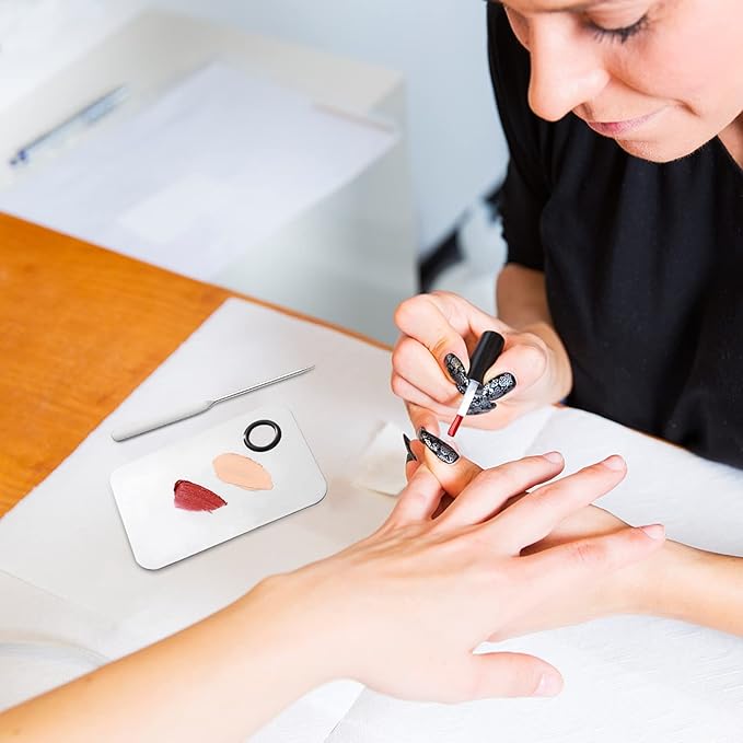 Makeup Spatula,Korean Spatula Makeup Stainless Steel Makeup Spatula