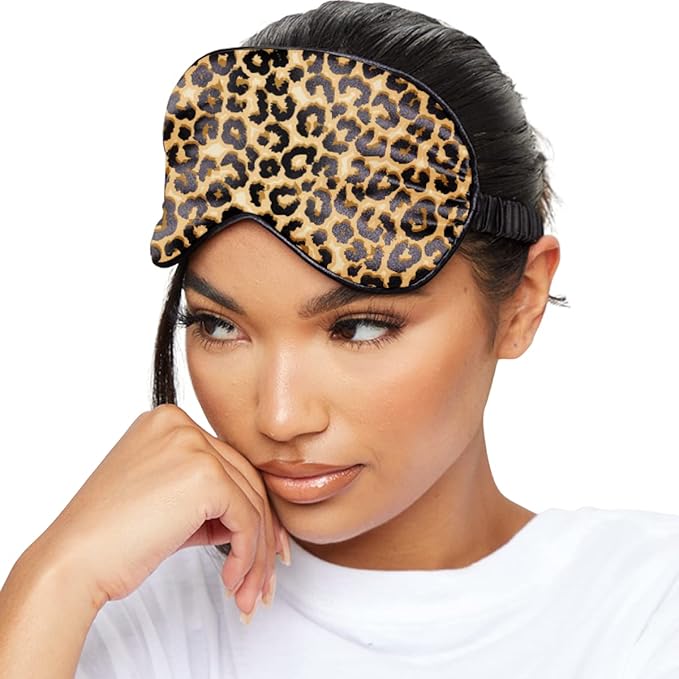 SMUG Satin Sleep Mask & Eye Mask | Travel Sleep Masks for Women & Men | Soft Sleeping Eye Mask to Nourish Skin & Reduce Dark Circles | Eye Sleep Mask Shades to Block Out Light | Animal