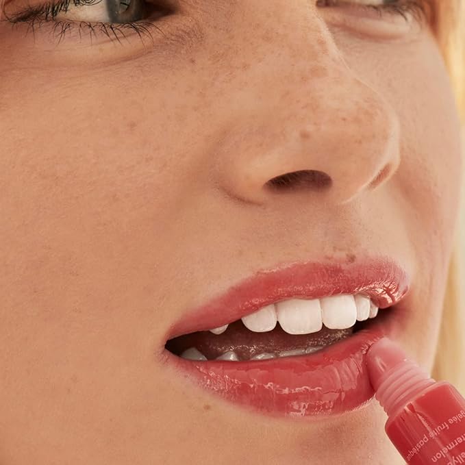 Lanolips Fruity Jellybalm, Watermelon - Tinted Lip Balm to Deepen, Brighten & Enhance - Moisturizing Lanolin Lip Balm & Lip Gloss for Everyday Lip Care (10g / 0.35oz)