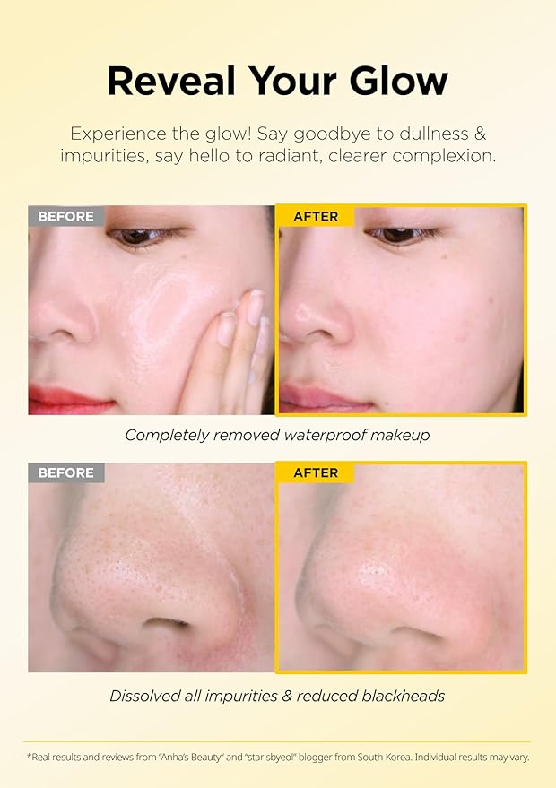 Hanskin PHA Pore Cleansing Oil & Cleansing Balm Mini Set – Travel Size Trial Kit | Gentle Blackhead Care & Makeup Remover for Sensitive Skin | Korean Skincare Gift & Stocking Stuffer (30ml*2 + 8g)