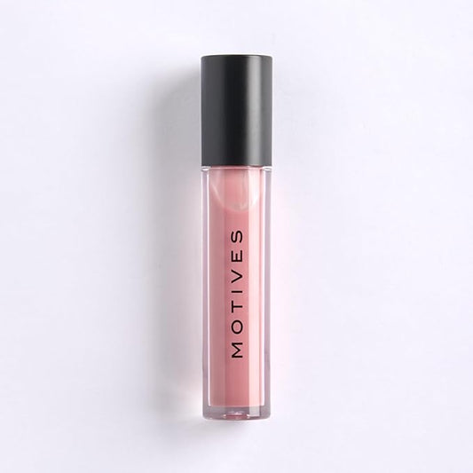 Motives® The Gloss- Clear Lip Gloss, Non-Sticky, High-Shine Formula for Comfortable, Long-Lasting Wear, 2 Sheer Shades (Strawberry, Full Size)