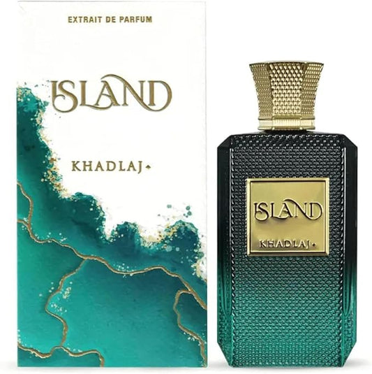 Khadlaj Island Extrait de Parfum Spray for Unisex, 3.4 Ounce