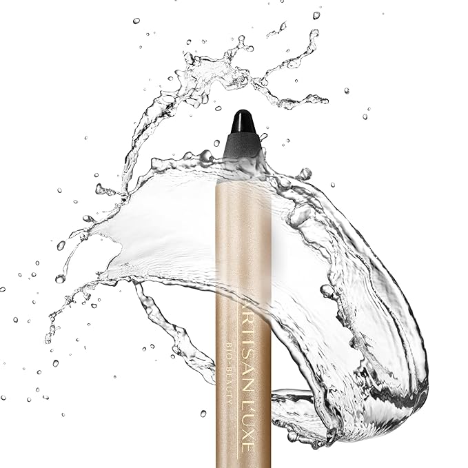 Artisan L'uxe Beauty Velvet Jumbo Eyeliner Pencil Smokey Eyes in 3 Minutes Water Proof, Smudge Proof, Long Lasting Age Defying Essential Oils Midnight (Shade: Black)