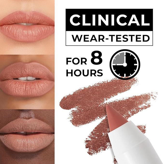 Lamel Matte Gel Lip Liner Pencil | Weightless & CreamyTexture - Sharpenable - Longwear & Waterproof - High Pigmented & Flawless Finish - Cruelty-free & Paraben-Free, 401, 1,7g/0.05oz. (Coral)