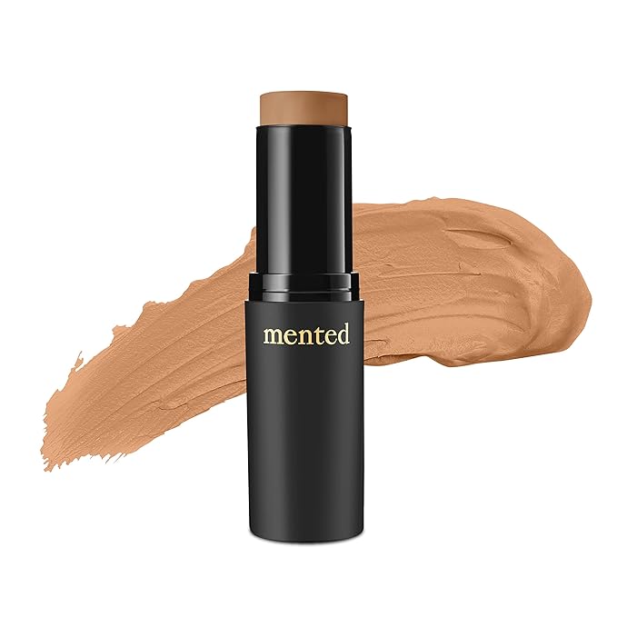 Mented Cosmetics Stick Foundation Make Up, Concealer & Contour Stick for Light Tan Skin, Cream Foundation for Black Women Makeup, Vegan and Cruelty Free, L40