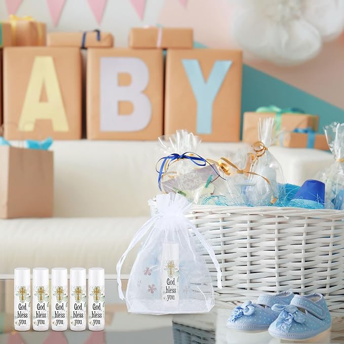 Demissle 50 Pcs Baby Shower Lip Bless