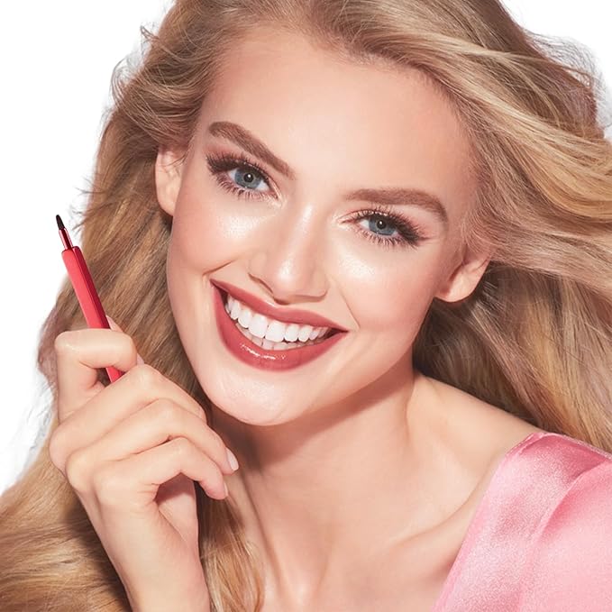 Lip Applicator Brush - 3 Pack Exquisite Professional Dustproof Retractable Lip Brush - Makeup Lipstick Lip Gloss Applicators (Black, Silver and Jewelry Red)