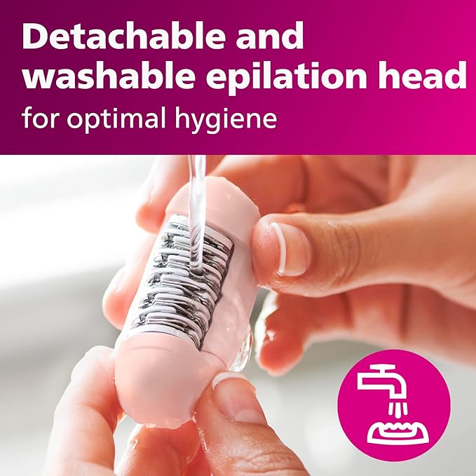 Philips Beauty Satinelle Essential Compact Hair Removal Epilator for Women, BRE235/04 (Corded Use Only)