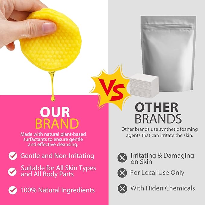 Turmeric kojic acid cleansing pads,