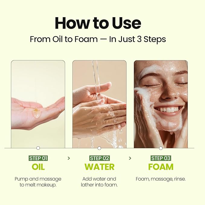 MAXCLINIC [K-Beauty] Cica Biome Oil to Foam - All-in-One Korean Face Wash OilBased Foaming Facial Cleanser - Deeply Hydrating & Moisturizing Makeup Deep Cleansing Oil for Sensitive Skin (3.88 fl oz)