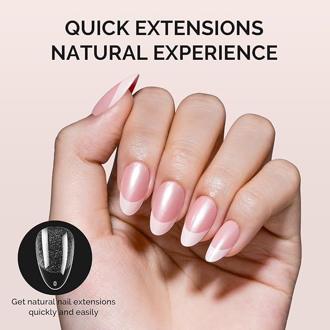 MelodySusie Short Almond X Nail Tips - 300Pcs Clear Acrylic,Half Matte Full Cover Press on Nails for DIY Extension & Salon Use,15 Sizes Pre-Shaped for Long-Lasting Manicure