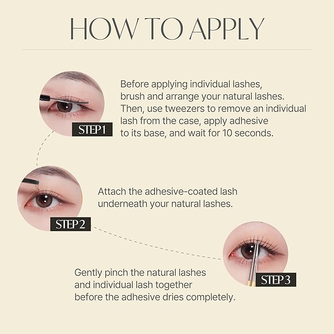 EYEME Eyelash NO.32 – 5 Set Pack, Soft Wispy False Eyelashes with a Natural Extension-Like Look, Lightweight with Longer Center Fibers for Brighter Eyes, K-Beauty