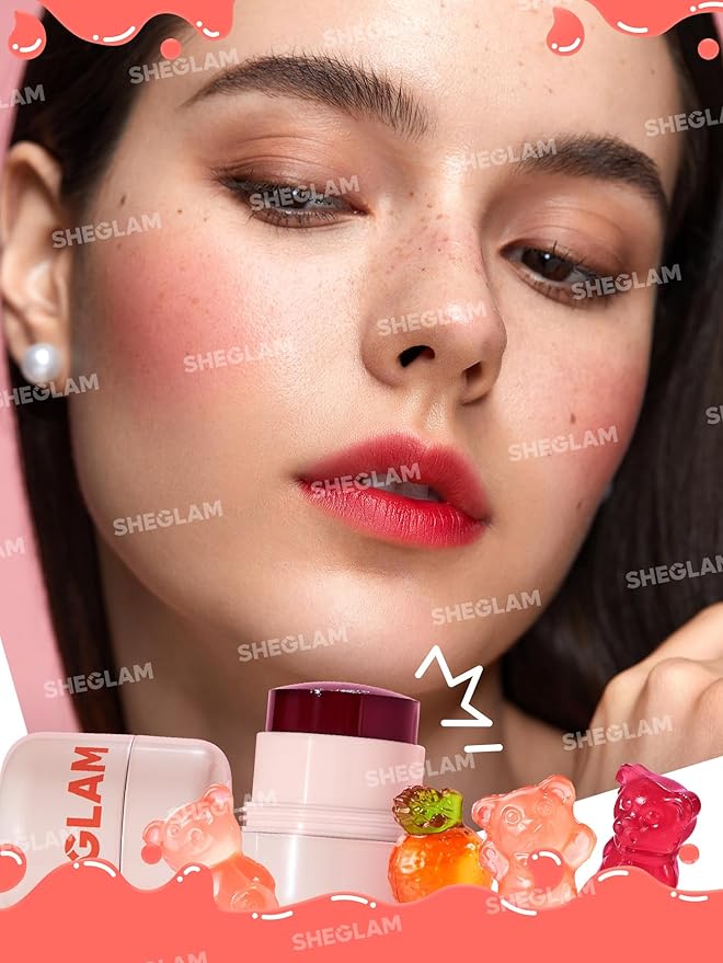 SHEGLAM Jelly-Licious Hydrating Lip & Blush Tint-Coucou