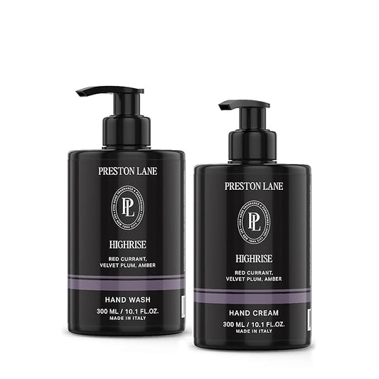 Preston Lane Hand Set, Scented Hand Wash & Cream Duo, Gently Cleanses, Hydrating & Nourishing