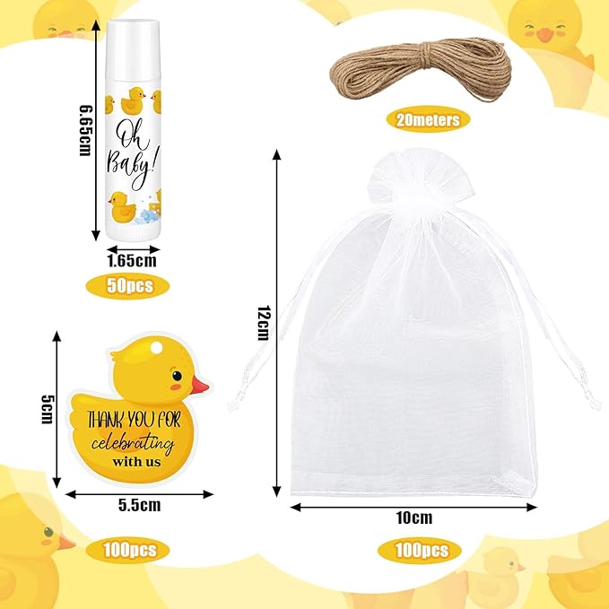 Demissle 50 Pcs Baby Shower Lip Reveal