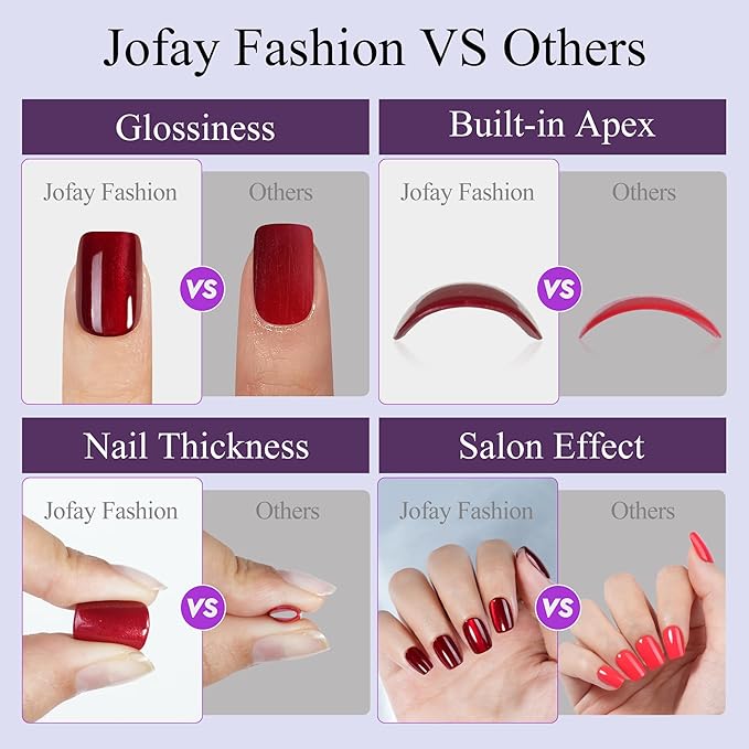 Cat Eye Press on Nails Short 5 Styles, Jofay Fashion 160Pcs Salon-Like Fake Nails with Glitter Chasing Light Cat Eye Designs, Christmas Artificial Acrylic Nails Glue on Nails Stick on Nails for Women