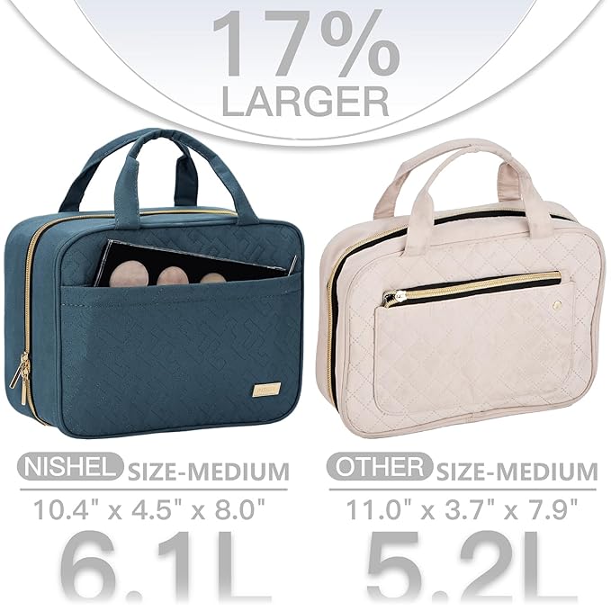 Nishel travel toiletry bag for