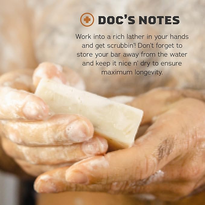 Dr. Squatch Natural Bar Soap for Men - Cold Process Soap with No Harsh Chemicals - Pine Tar, Alpine Sage, Fresh Falls & Eucalyptus Greek Yogurt (5 oz, 4-Pack)