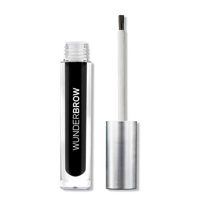 WUNDERBROW Eyebrow Gel, Waterproof, Smudgeproof, Lasts for Days, Shade: Jet Black, Vegan and Cruelty-Free