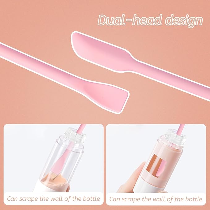 Makeup Mixing Palette Spatula Set, 2PCS Mini Acrylic
