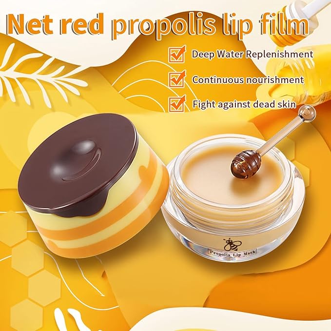 4PCS Nourishing Bee Lip Balm Honey