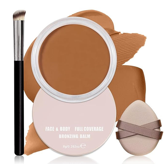 Under Eye Concealer Full Coverage,Under Eye Corrector for Dark Circles,Pot Concealer for Older Women,Teenagers,Middle-aged,Corrector de Ojeras,Waterproof Under Eye Brightener (08 GOLDEN TAN)