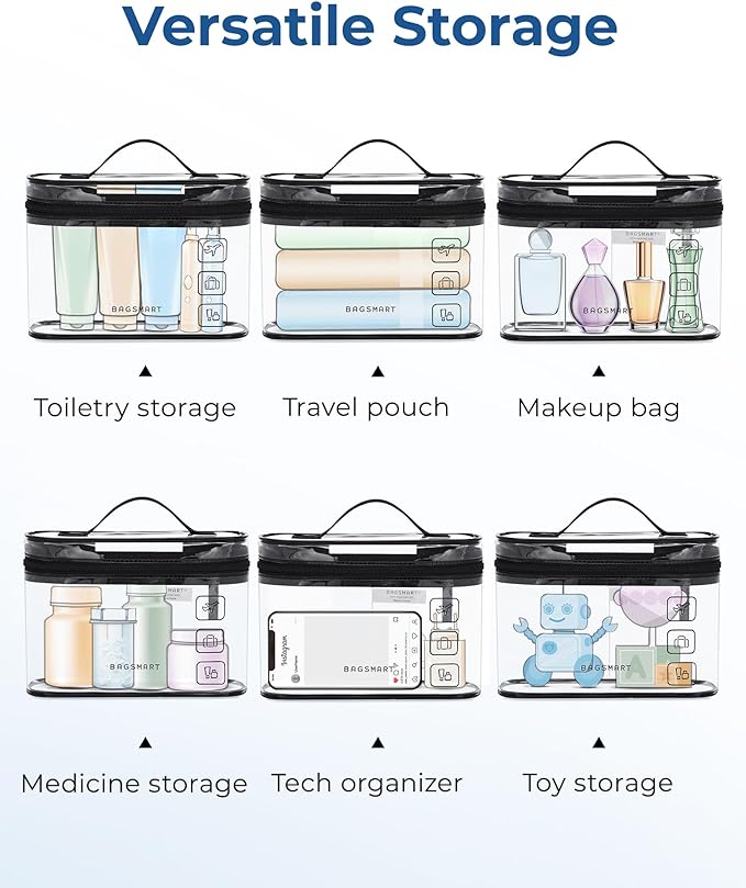 Bagsmart tsa approved toiletry bag,