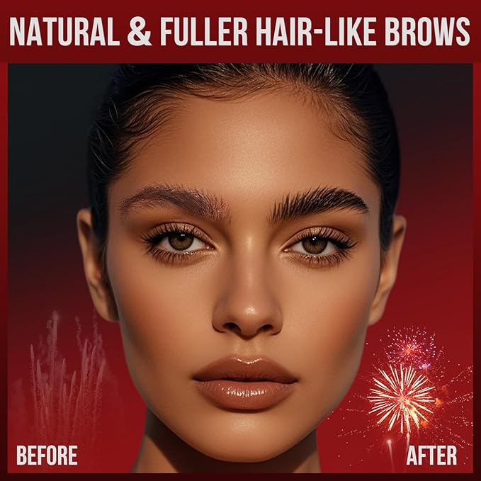 Vevivia Eyebrow Pencils for Women - Eyebrow Pen with Dual-Brush-Tip & Curved Tip for Natural Fuller-Looking Brows, Precise Hair-Like Strokes for All Brow Types, Last All-Day Brow Makeup, Light Brown