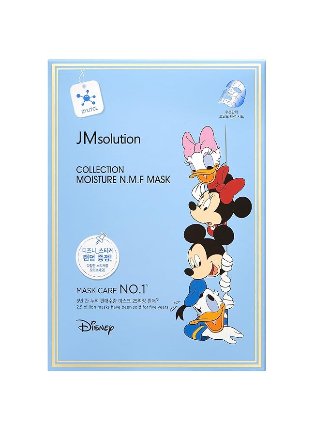 JMsolution Disney Collection N.M.F Mask- Moisture Elastic-Korean Skin care facial mask 10EA