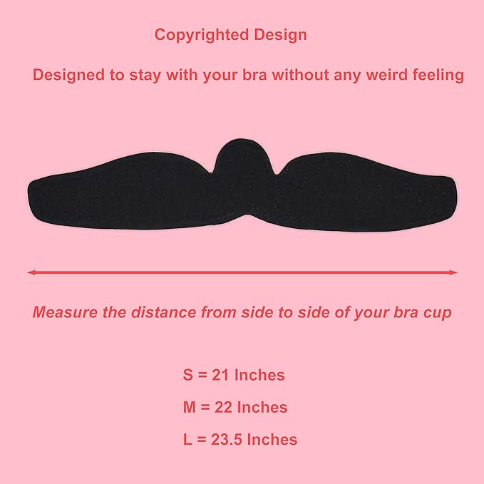 KimYoung Bra Liners for Sweat, Black, Breast Sweat Wicking Pads, Viscose Made from Bamboo & Organic Cotton Blend, 3PCS