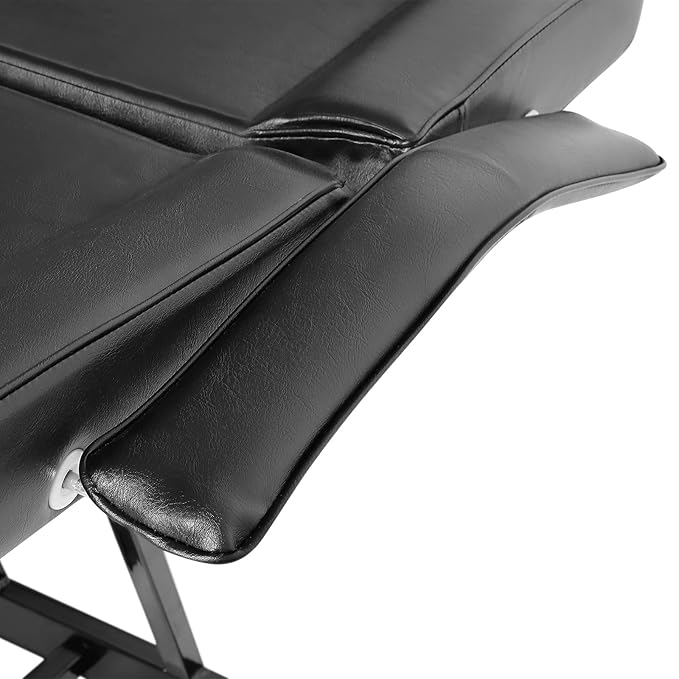 Artist hand Massage Table Adjustable Massage Bed with Barber Stool Spa Bed Salon Massage Equipment Barber Chair Salon Chair Black