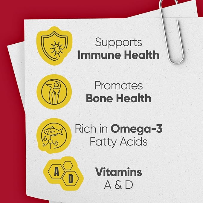 Emulsion de Escocia Cherry Flavor with Vitamins and Cod Liver Oil for Kids and Adults | Pleasant Taste | Immune and General Wellness Support | 6.5 Oz | 3-Pack