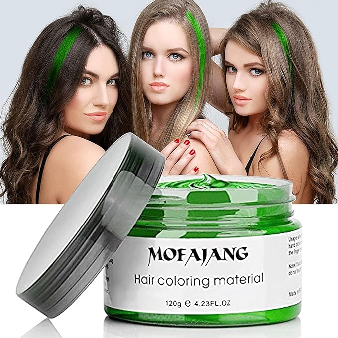 EFLY Hair Wax, Temporary Green