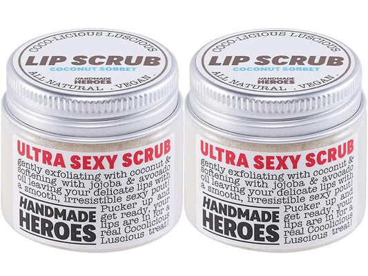 100% Natural Lip Scrub for Soft,
