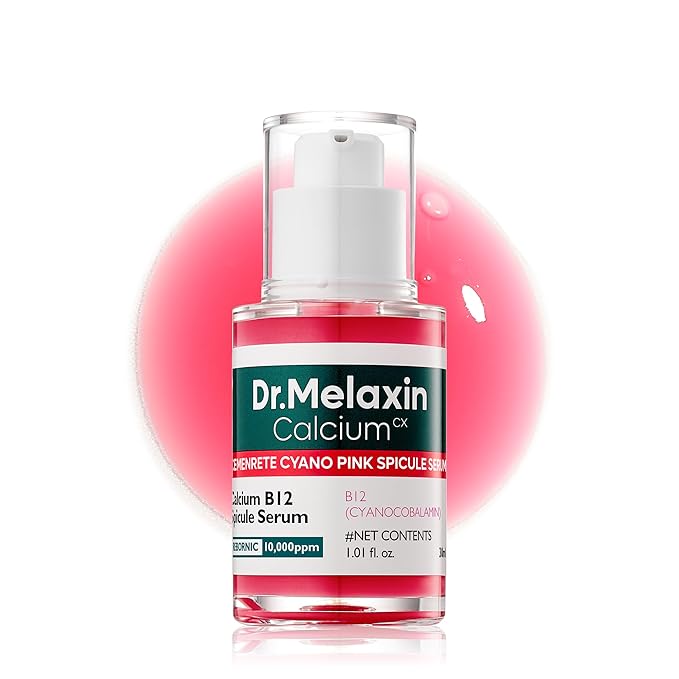 Dr.Melaxin Cemenrete Cyano Pink Spicule Serum with Calcium, korean skin care pore tightening refines pores tightening serum 1.01 fl. oz.