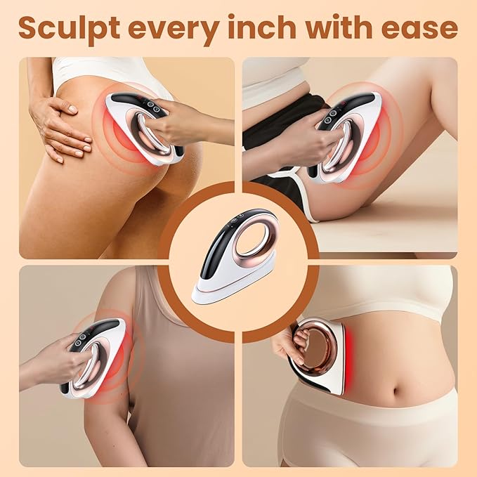 Cellulite Massager, Body Sculpting Machine Radio Frequency Device for Body Massage and Cellulite Removal, Suitable Use on Belly, Arm, Waist, Leg