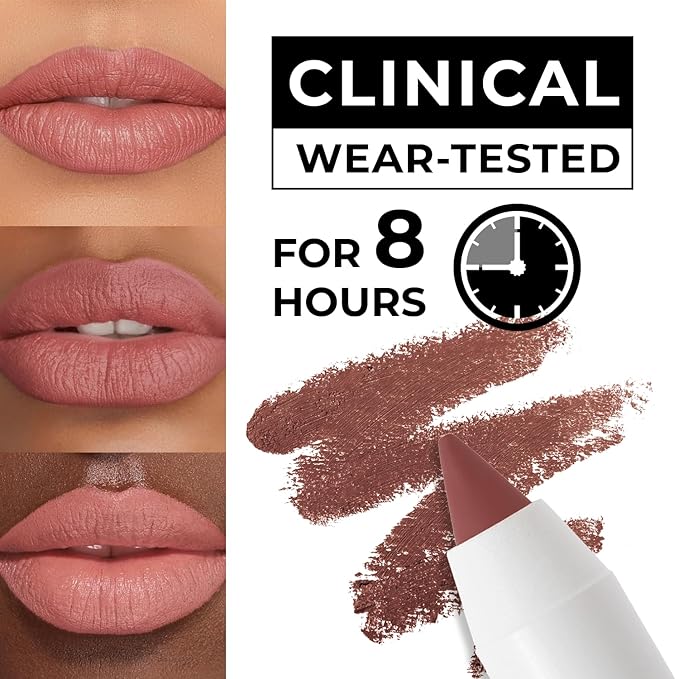 Lamel Matte Gel Lip Liner Pencil | Weightless & CreamyTexture - Sharpenable - Longwear & Waterproof - High Pigmented & Flawless Finish - Cruelty-free & Paraben-Free,- 409, 1,7g/0.05oz