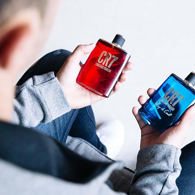 CR7 Cristiano Ronaldo - Eau De Toilette Cologne Scent for Men - Woody, Musky Scent with Lavender, Cardamom, Tobacco, and Cedar - From Cristiano Ronaldo’s Original Men’s Fragrance Collection - 3.4 oz