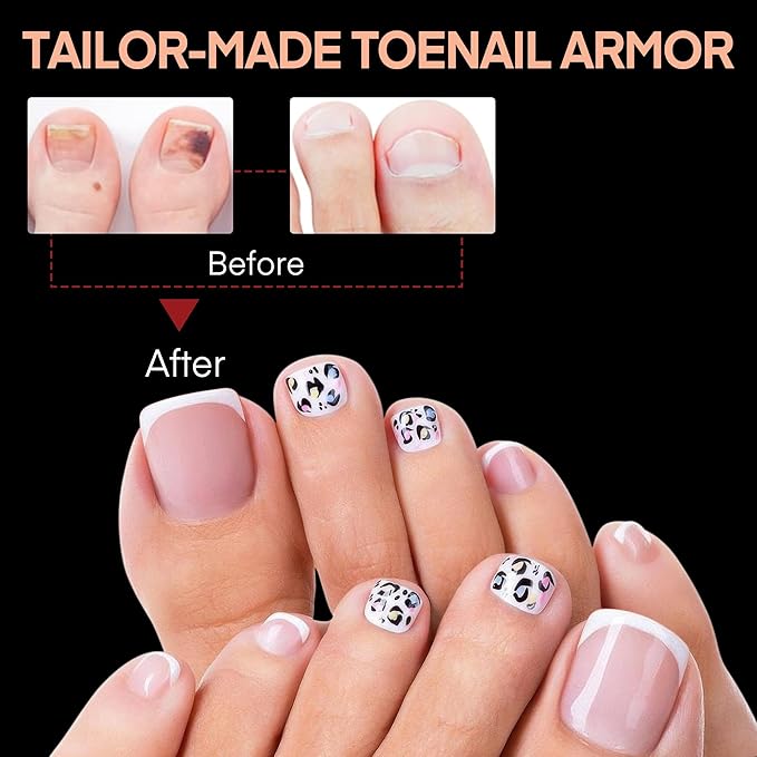 Toe Nails - Big Wide Squoval, Full Cover Matte, Soft Gel, Square & Round, Clear Gel, Soak Off - 360pcs, 15 Sizes, DIY Salon