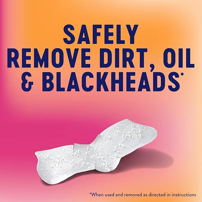 Bioré T-Zone Blackhead Remover Strips, Deep Cleansing Pore Strips, (5 Nose + 5 Face + 5 Chin Strips), Instant Pore Unclogging for the T-Zone Area, 15 Count