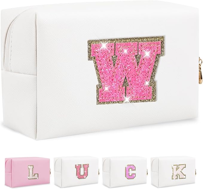 Personalized initial letter patch makeup