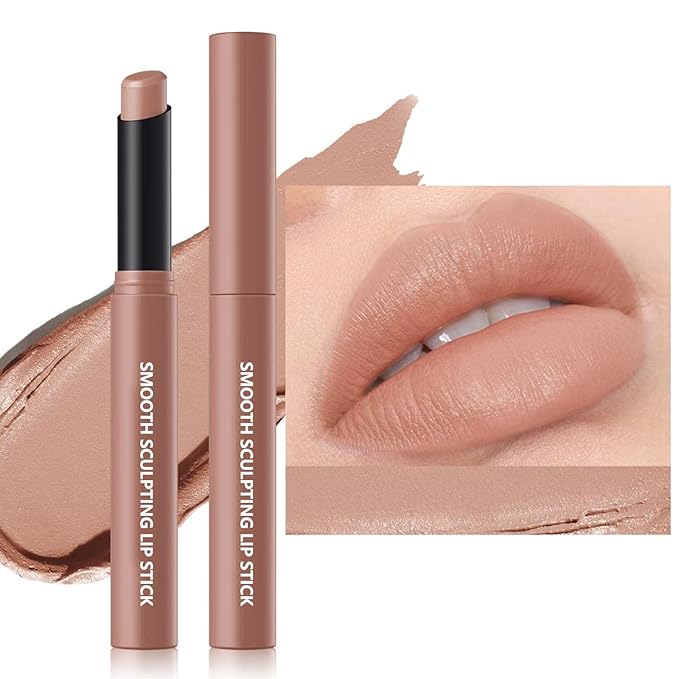 Matte Lipstick for Women Lip Makeup Lipsticks Lip Liner Pencil Waterproof Long Lasting Hypoallergenic Highly Pigmented Quick Makeup Lightweight Portable Lip stick 3#